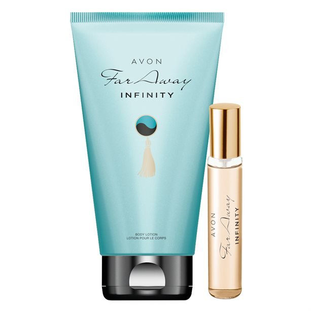 Far Away Infinity Loção corporal e spray para bolsas